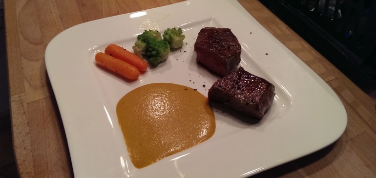 Bison Rumpsteak Sous Vide