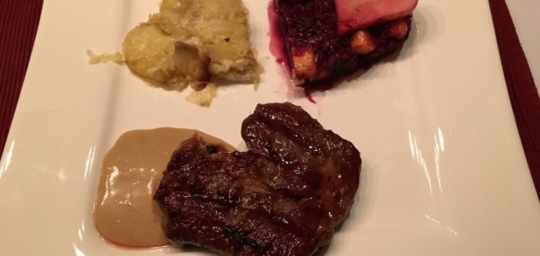 Weihnachtliches Entrecote