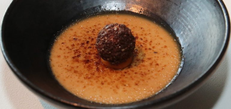 Crème brulée von Gänseleber