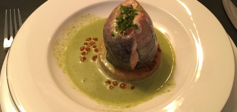 Saibling auf Kohlrabi