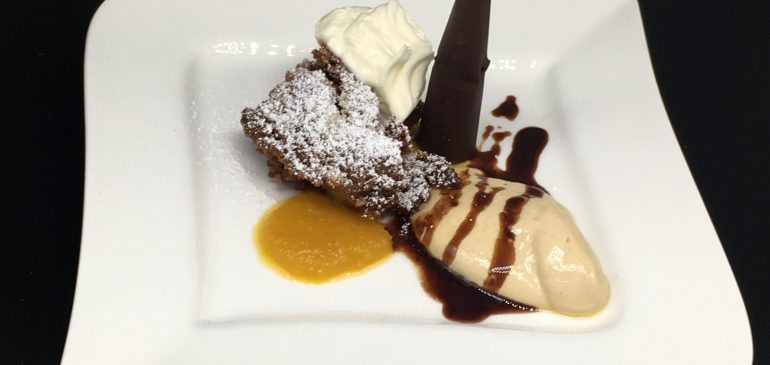 Schokocrumble mit Schoko-Kirsch-Creme