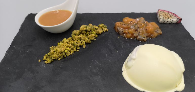 Mascarponedumpling unter der Haube