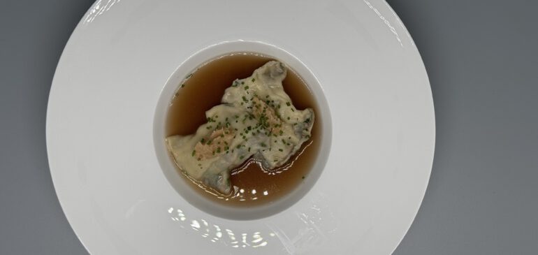 Maultaschen in Brühe