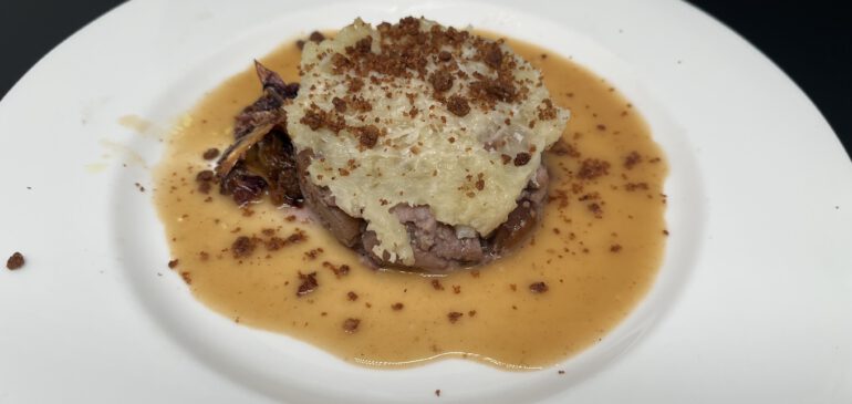 Shepherds’s Pie von der Ente und Topinambur